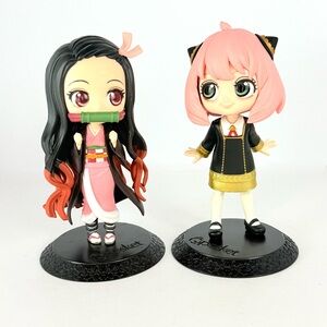 Demon Slayer: Kimetsu no Yaiba Qposket figure Nezuko Kamado 01 & Anya Forger